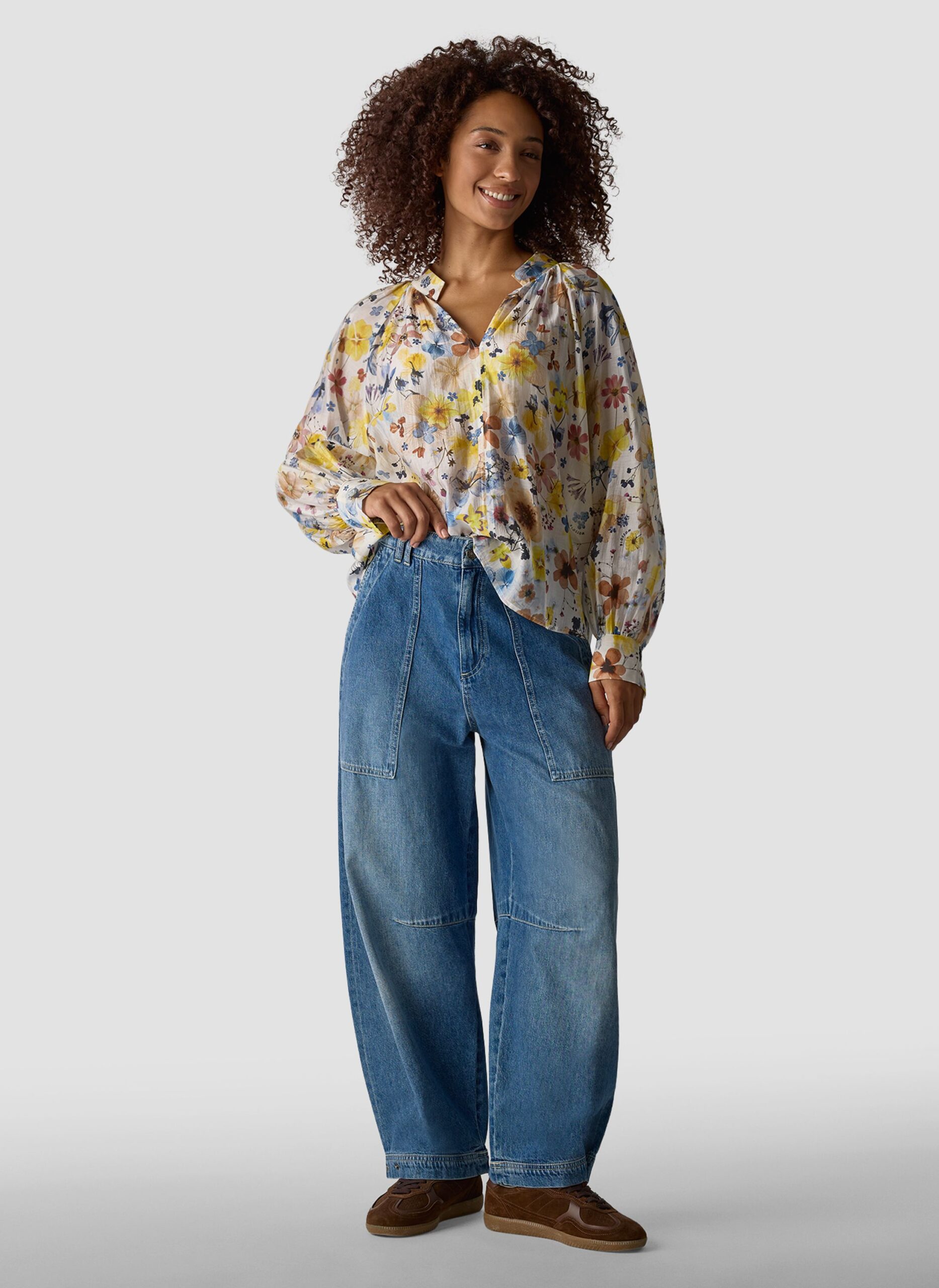 LECOMTE Bluse "Floral Vibes"