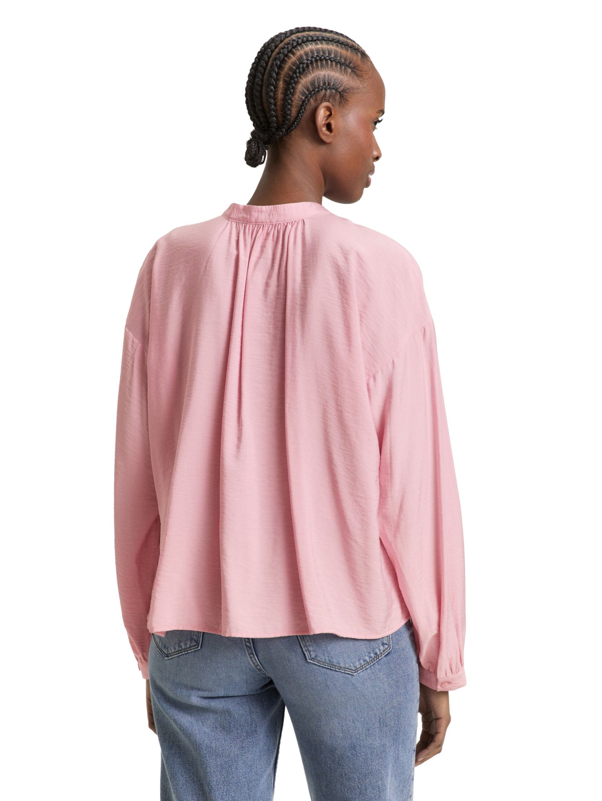 Tom Tailor Denim Loose Fit Bluse mit Ballonärmeln – Bild 6