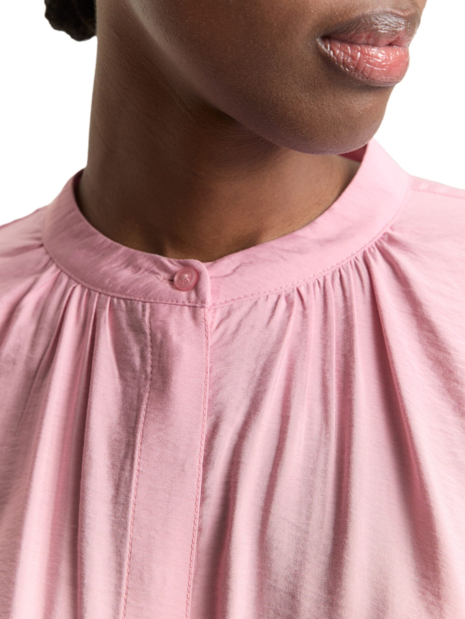 Tom Tailor Denim Loose Fit Bluse mit Ballonärmeln – Bild 4