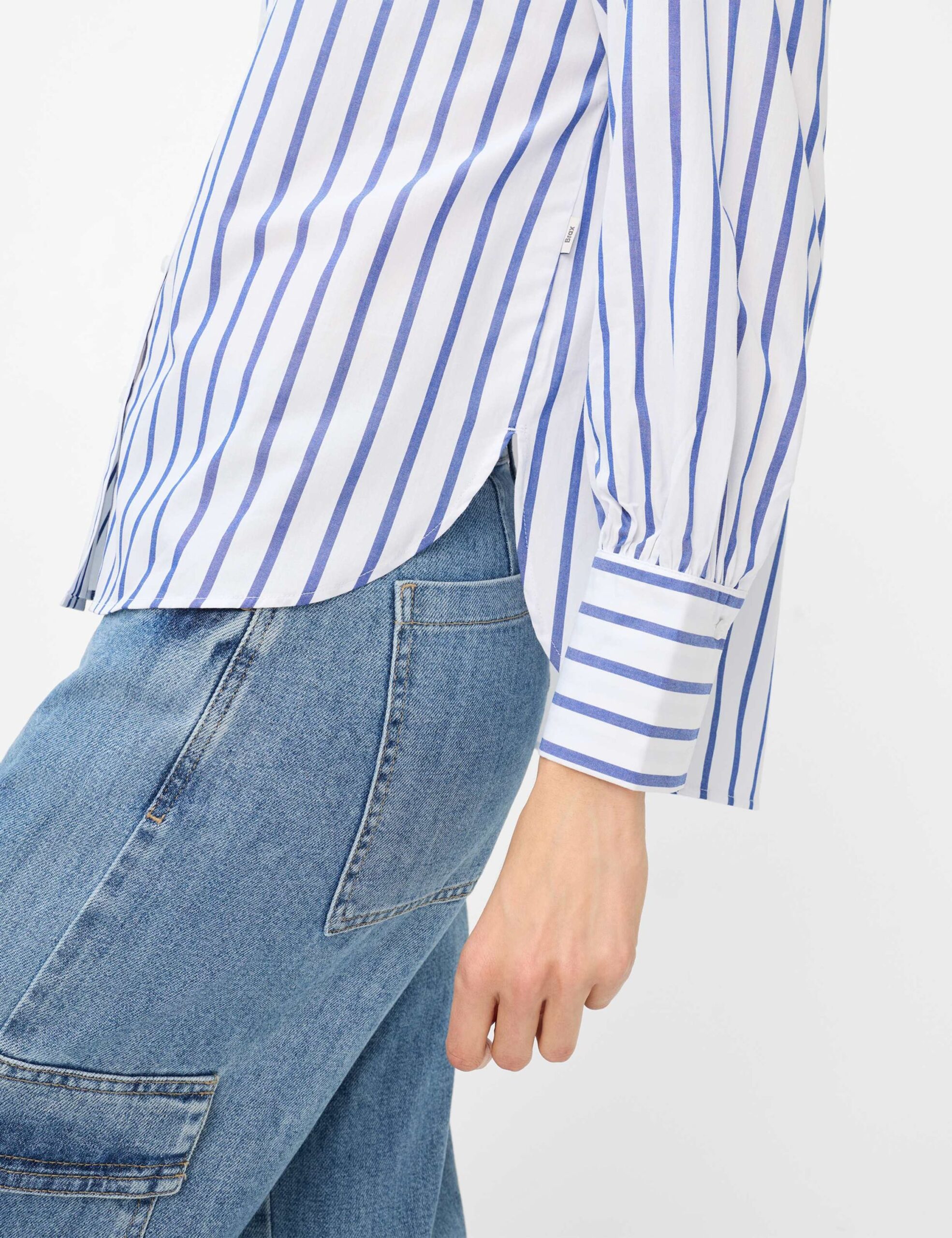 BRAX Hemdbluse mit modischem Längsstreifen – Bild 11