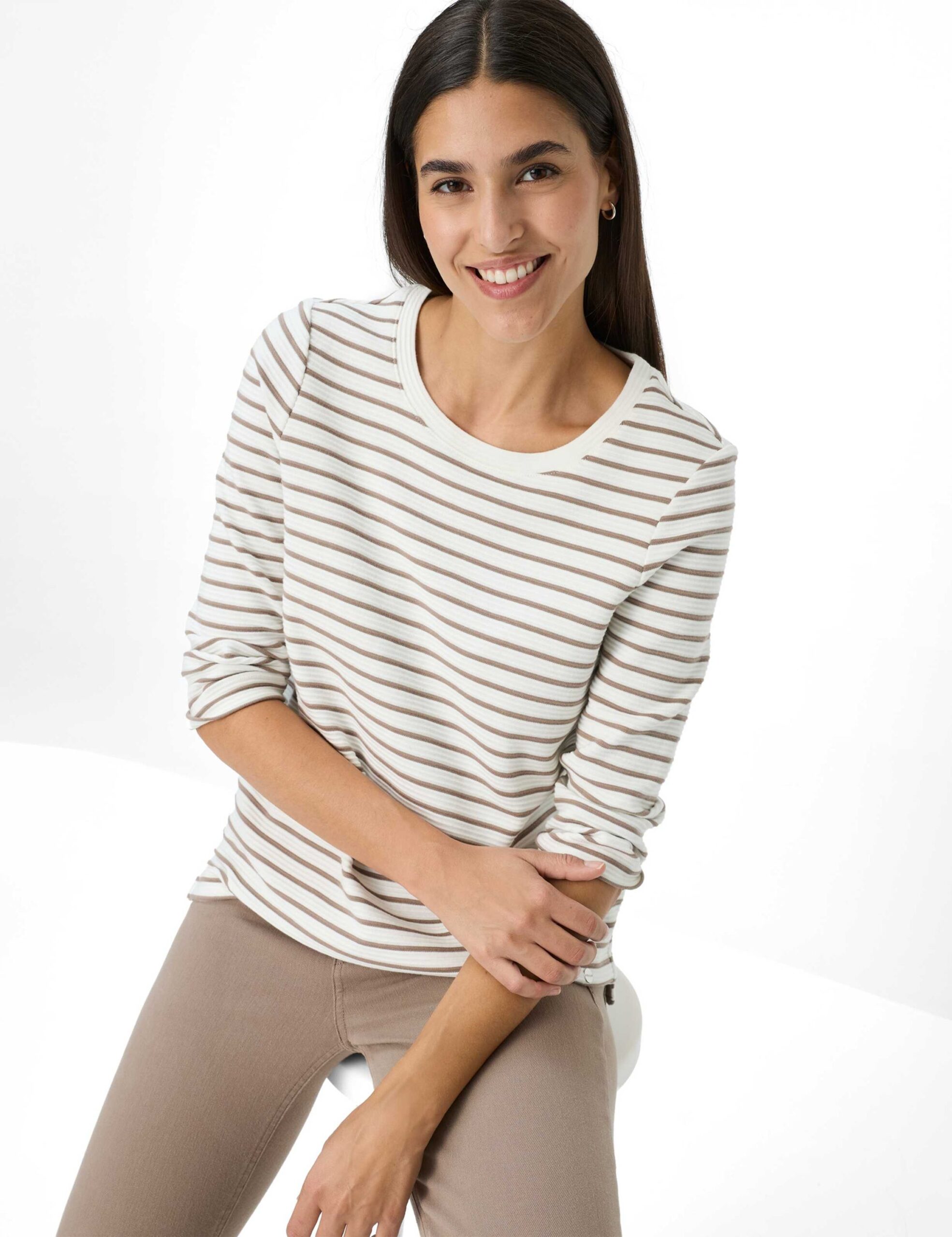 BRAX Shirt im Oversized-Stil mit 3/4-Ärmeln – Bild 10