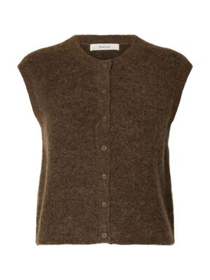 Selected Femme SLWLULU Button O-Neck Weste