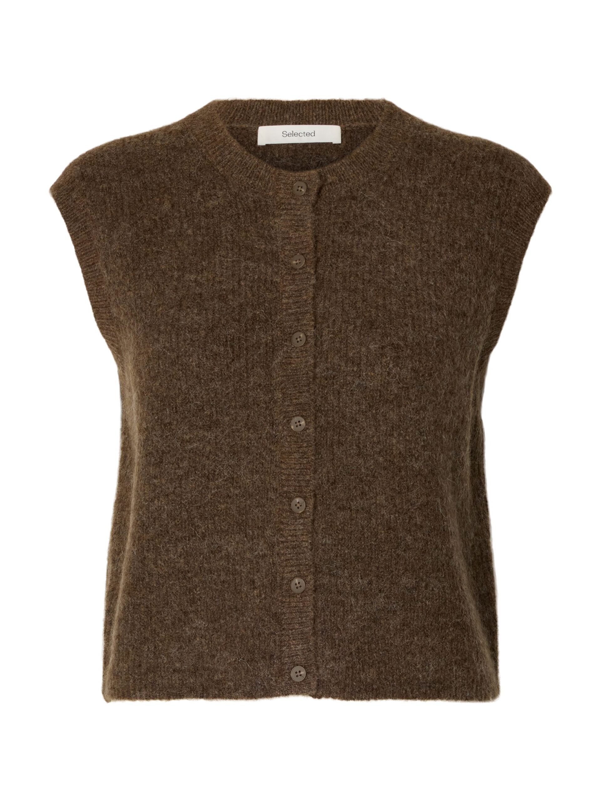 Selected Femme SLWLULU Button O-Neck Weste