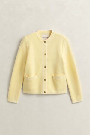 GANT Gestrickte Jacke aus Baumwolle