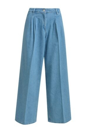 milano italy Pleated Wideleg Pants