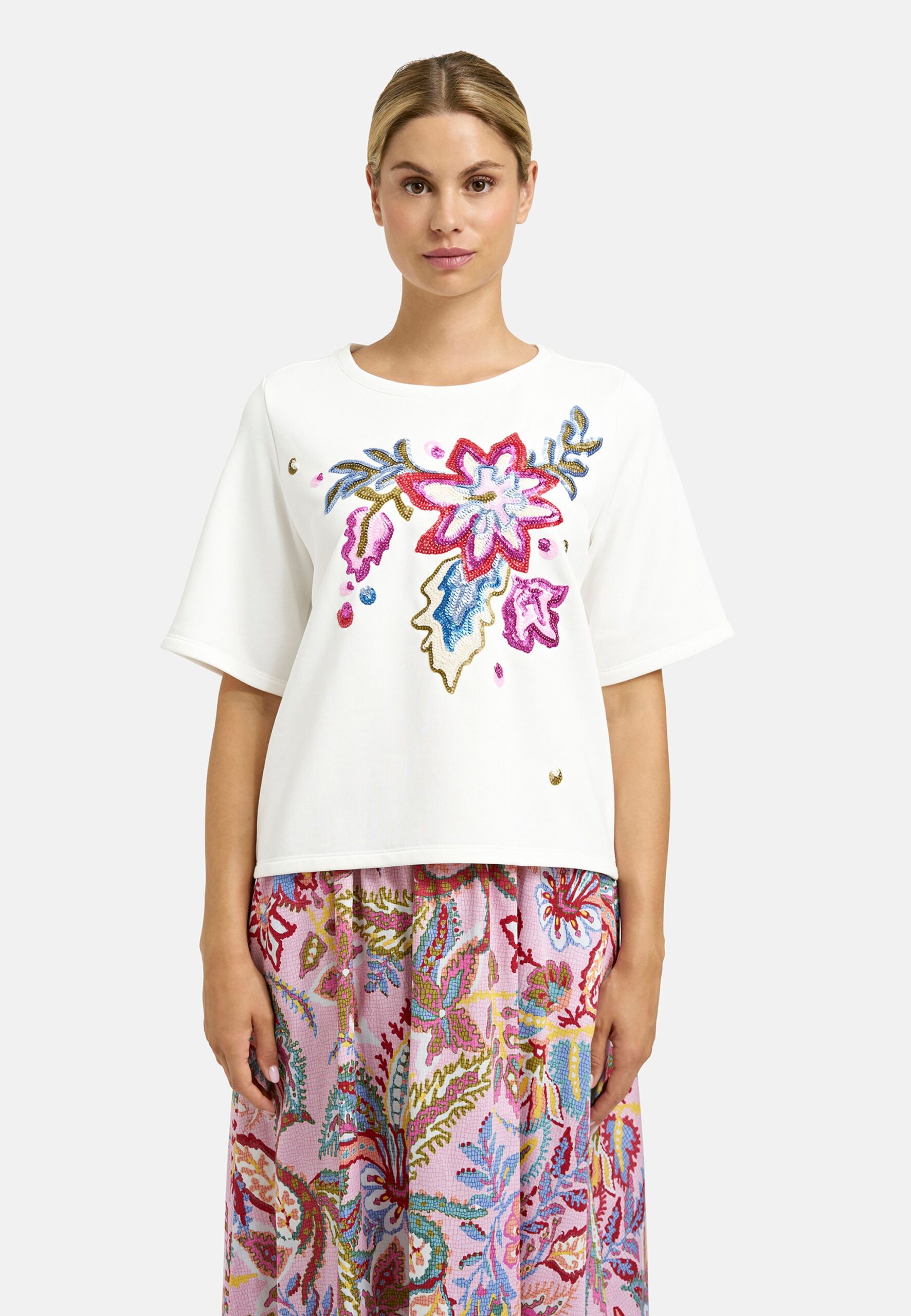 milano italy Roundneck Sweatshirt 1/2 Sleeve – Bild 6