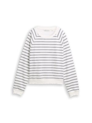 Tom Tailor Denim Sweatshirt mit Streifenmuster