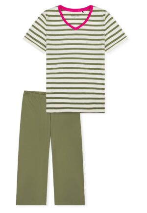 SCHIESSER Schlafanzug 3/4, kurzarm