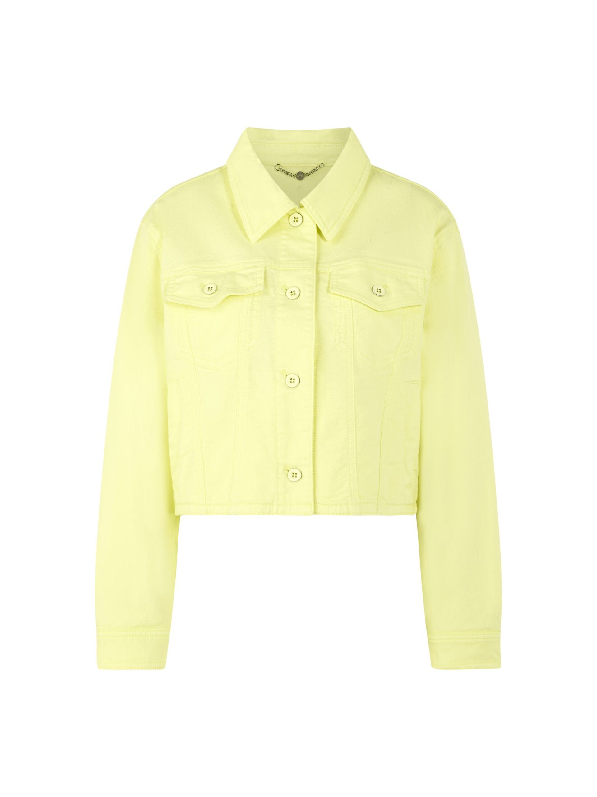 Marc Cain Collections Kurze Jeansjacke aus Baumwollstretch