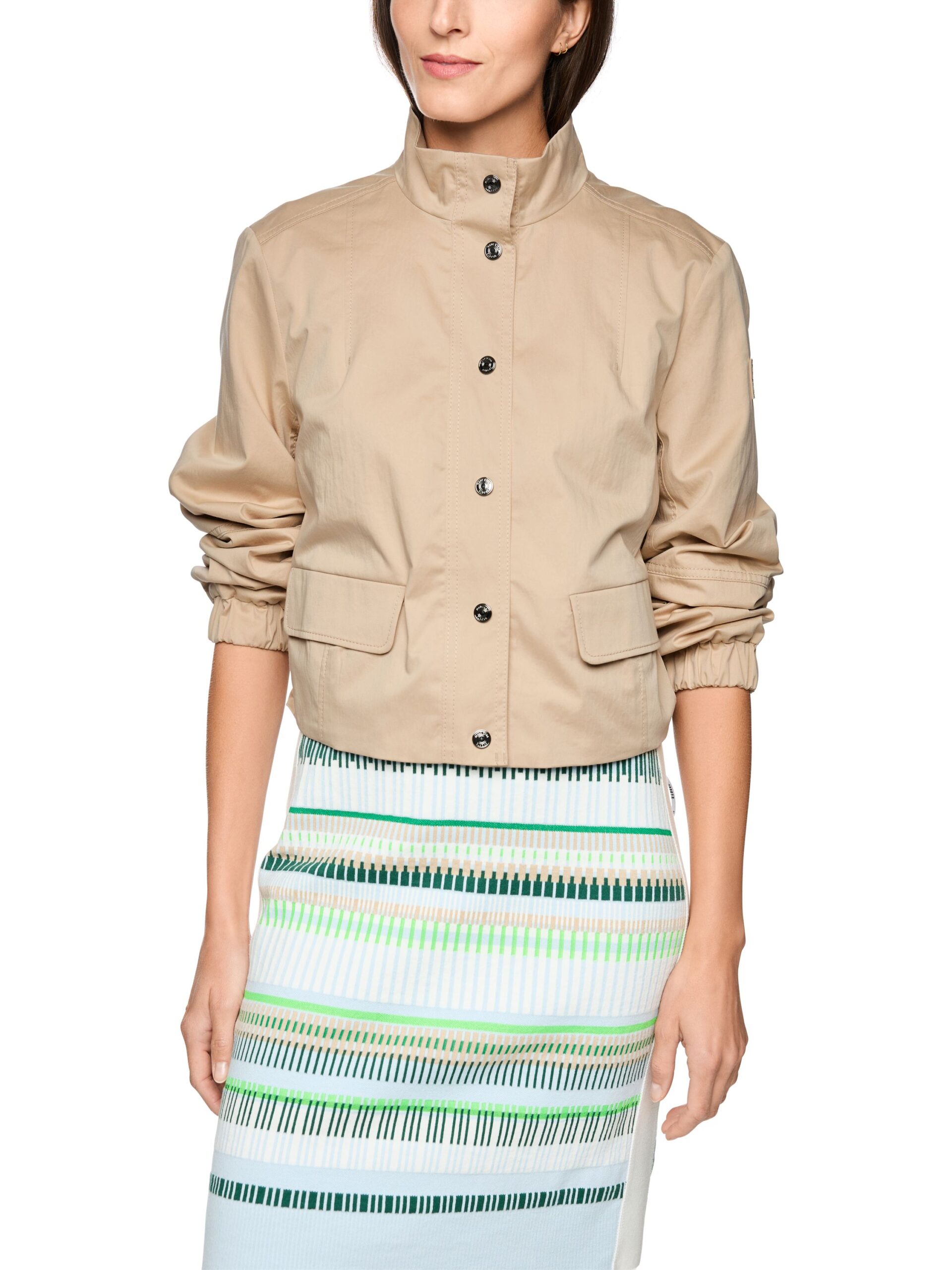 Marc Cain Sports Kurze Baumwolljacke mit Netzfutter – Bild 4