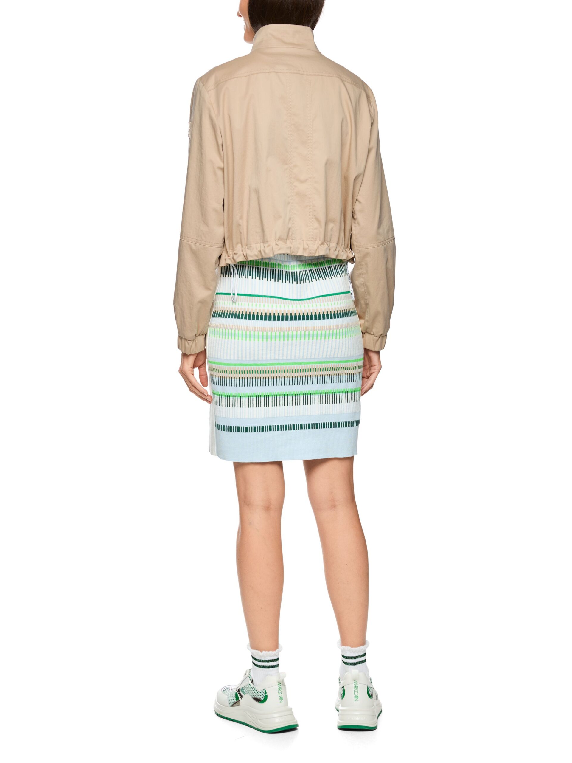 Marc Cain Sports Kurze Baumwolljacke mit Netzfutter – Bild 6