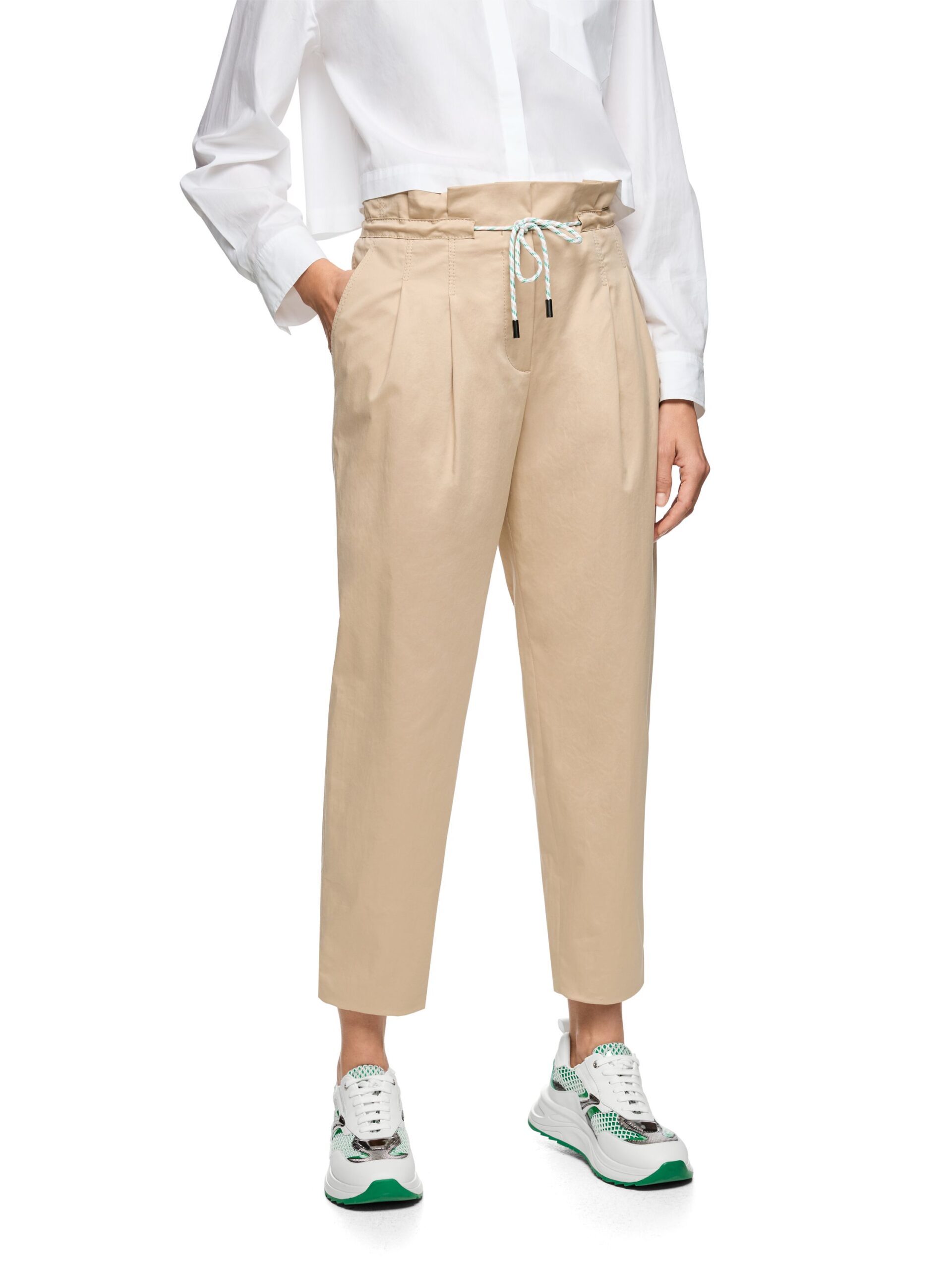 Marc Cain Sports Paperbag Hose mit High Waist – Bild 5