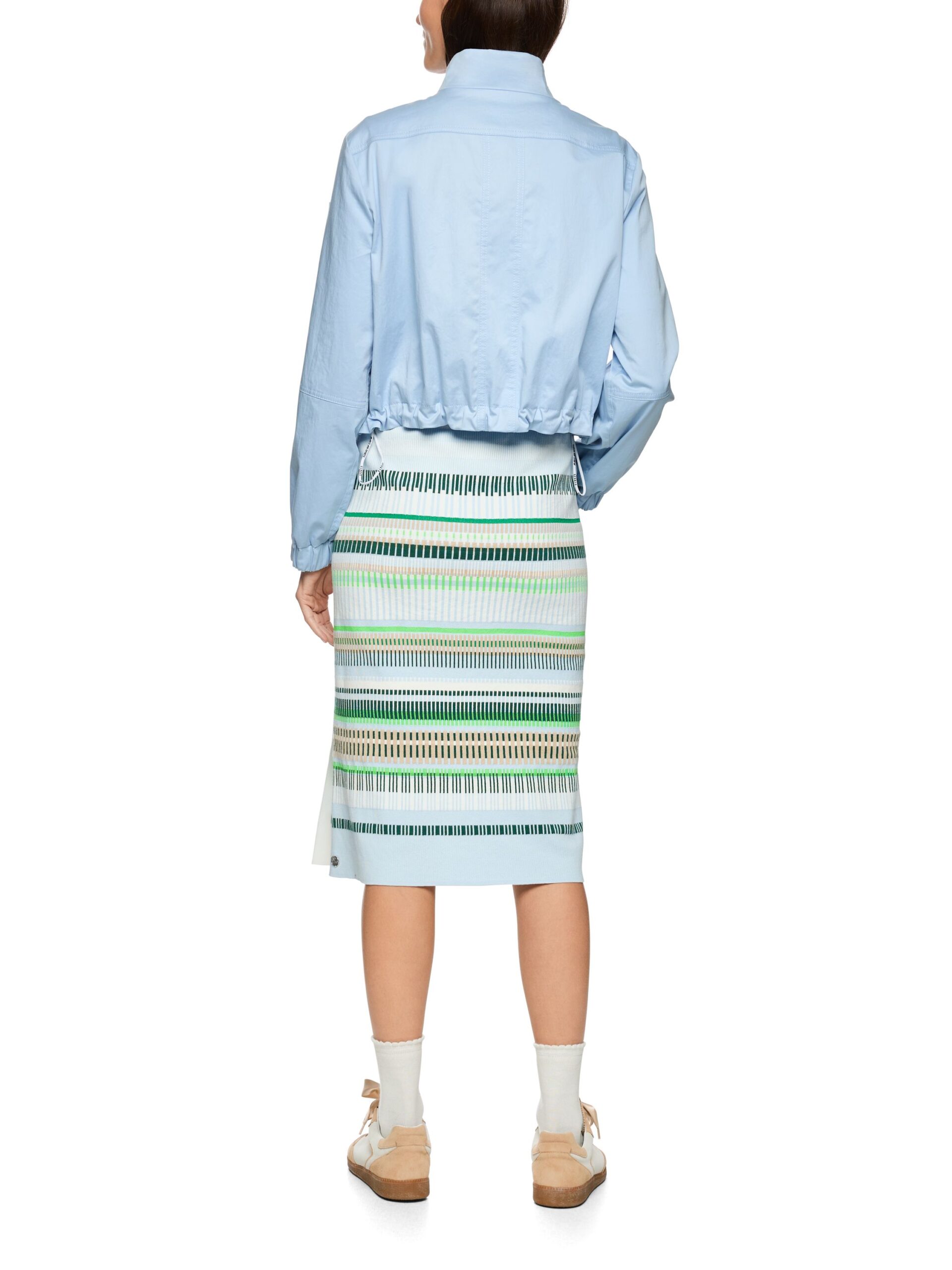 Marc Cain Sports Kurze Baumwolljacke mit Netzfutter – Bild 7