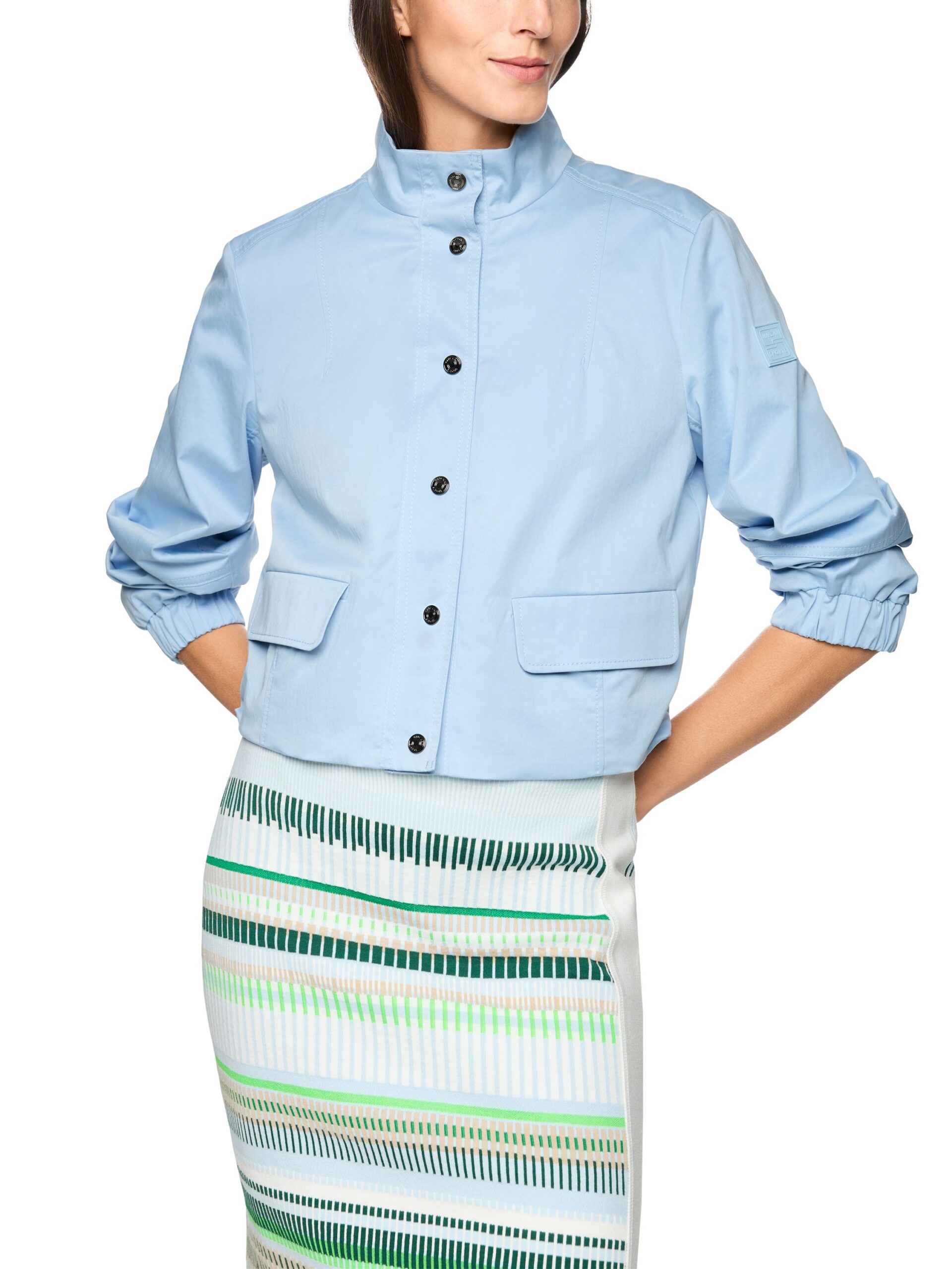 Marc Cain Sports Kurze Baumwolljacke mit Netzfutter – Bild 4