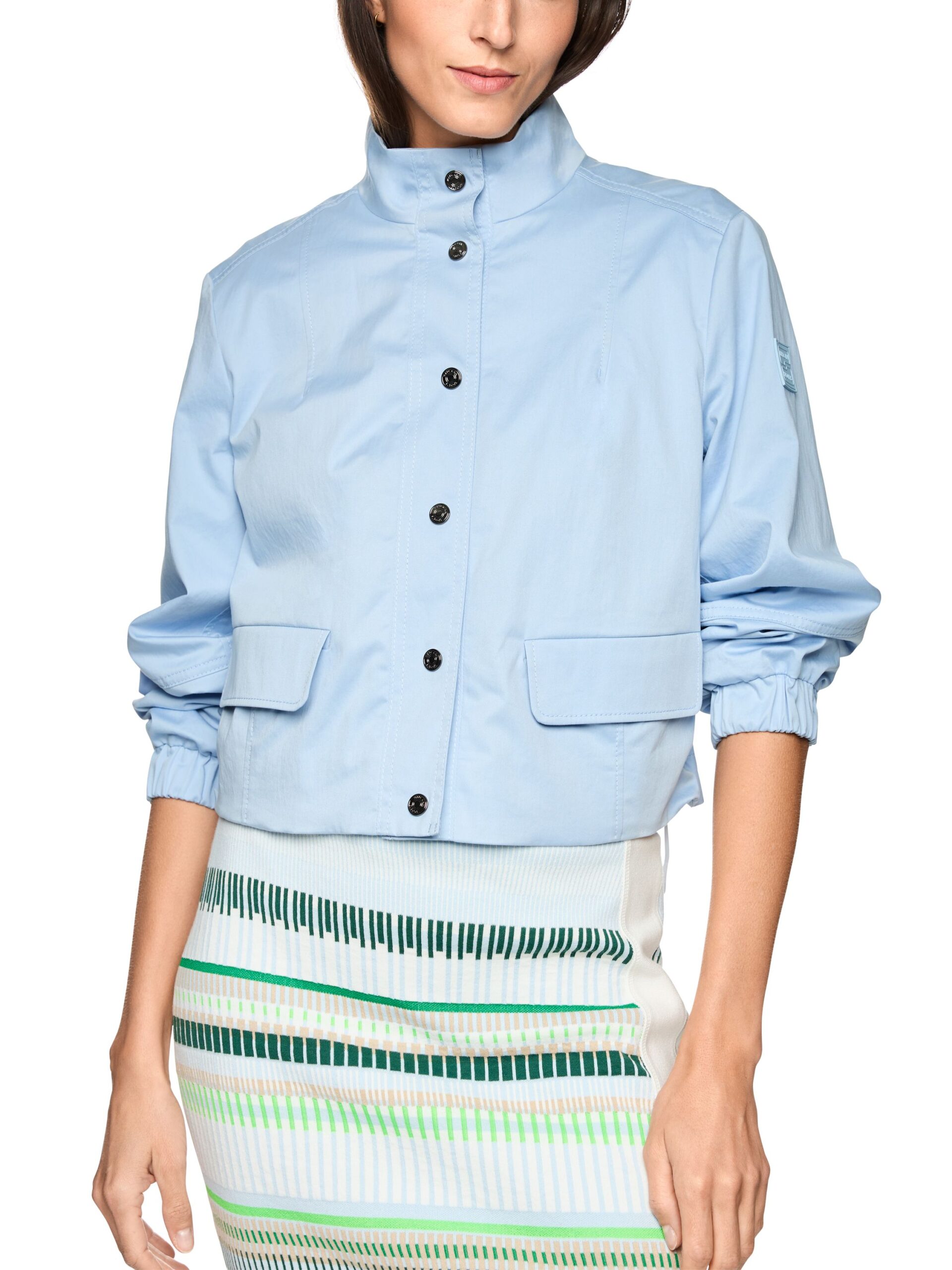 Marc Cain Sports Kurze Baumwolljacke mit Netzfutter – Bild 6