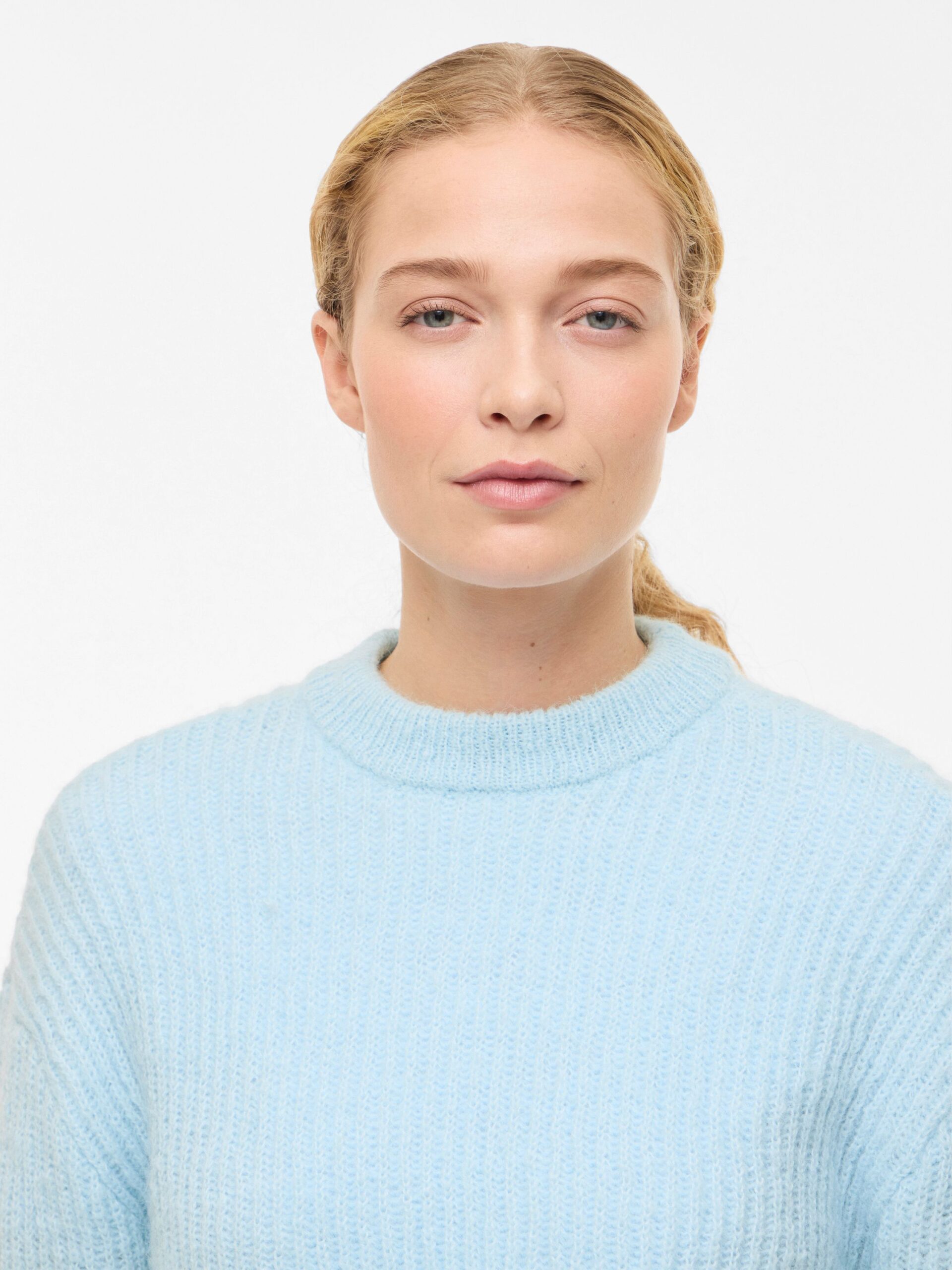 VILA Strickpullover mit Wasserfallausschnitt – Bild 5