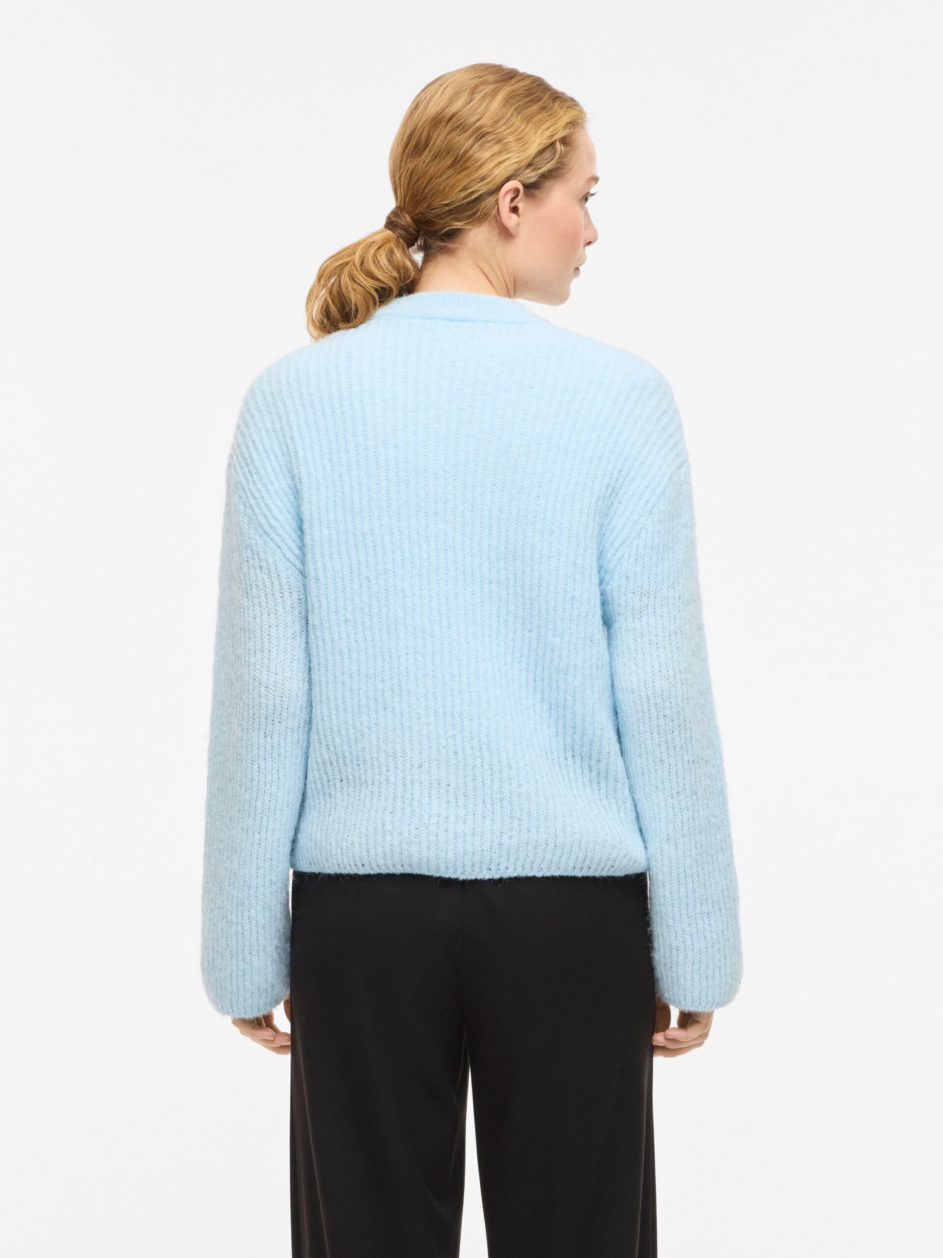 VILA Strickpullover mit Wasserfallausschnitt – Bild 6