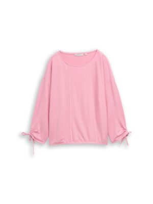 Tom Tailor Denim Gestreiftes 7/8 Arm Shirt aus Viskose