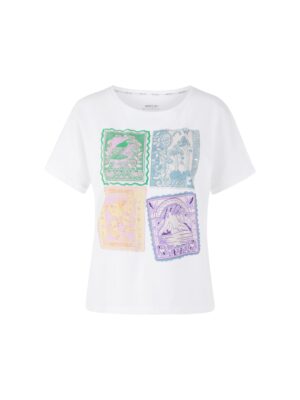 Marc Cain Collections Verziertes Baumwollshirt