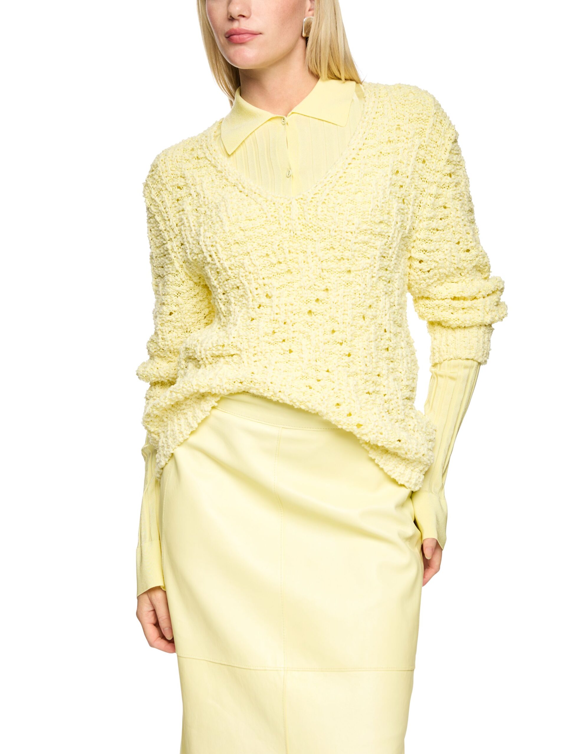 Marc Cain Collections Chunky Knit Pullover – Bild 3