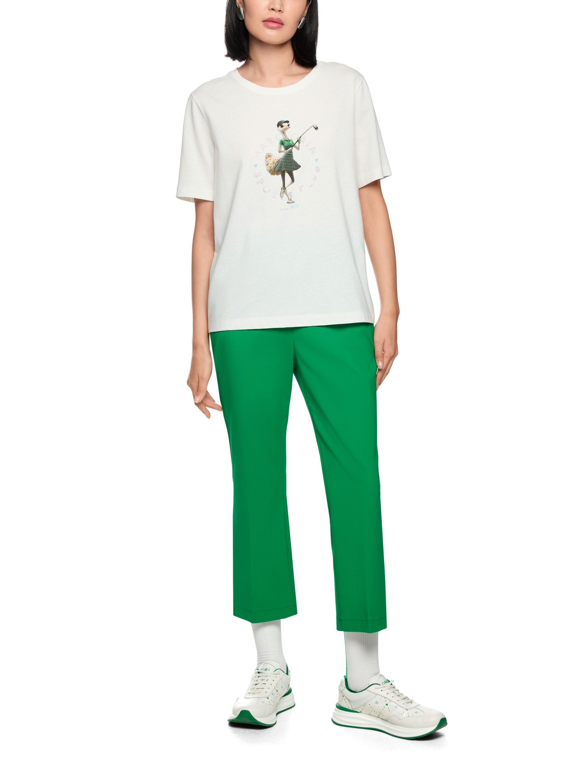 Marc Cain Sports Shirt mit Vogelstrauß "Rethink Together" – Bild 2