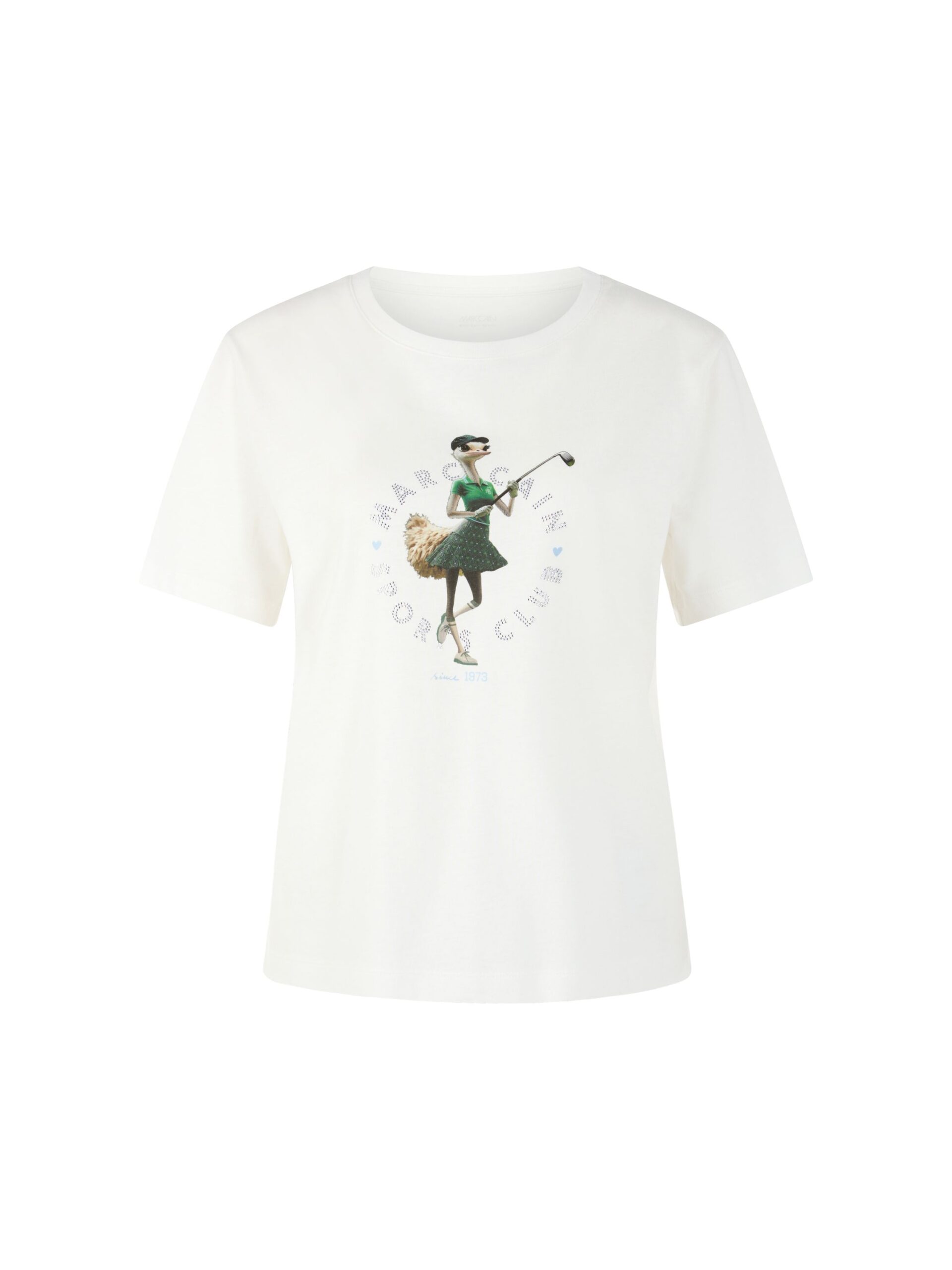 Marc Cain Sports Shirt mit Vogelstrauß "Rethink Together"