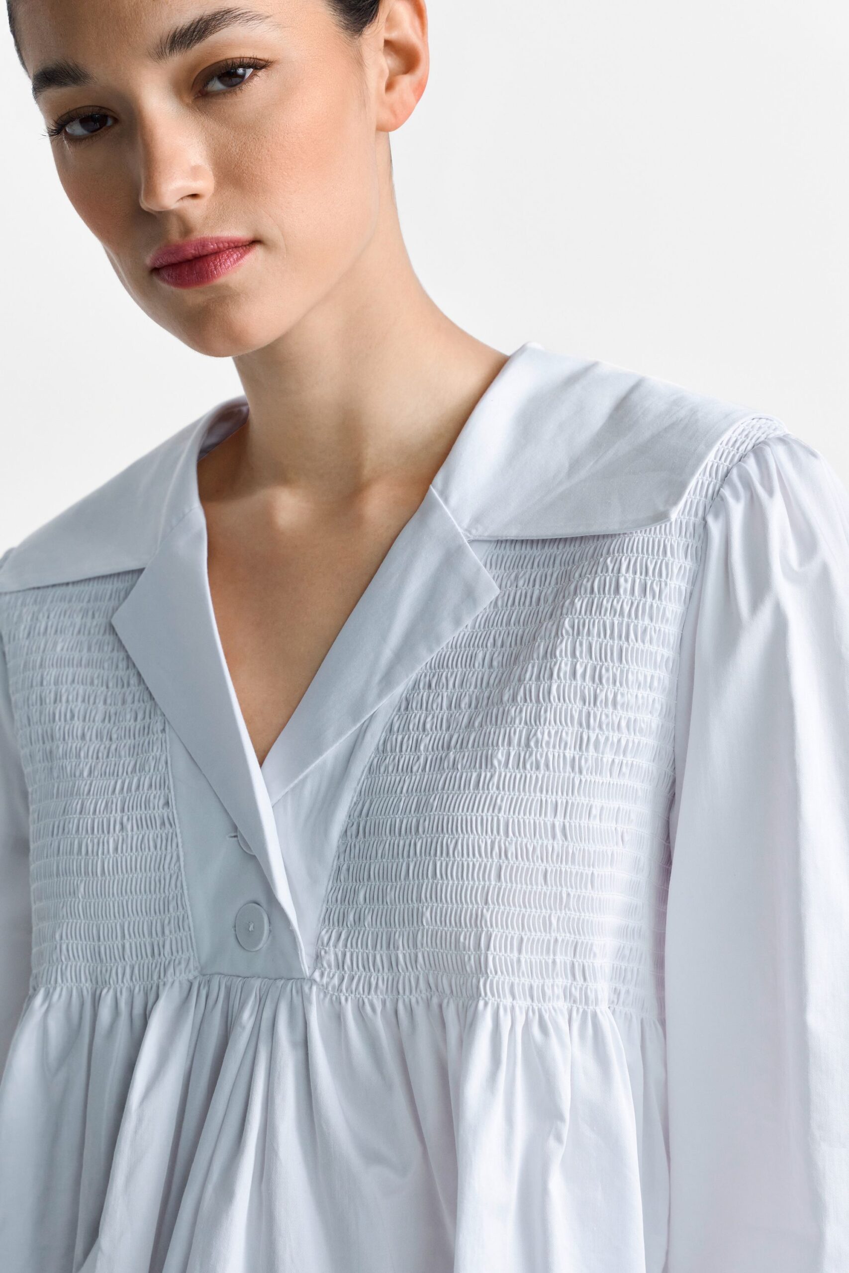 Rich & Royal Cotton Blouse with Peplum – Bild 5