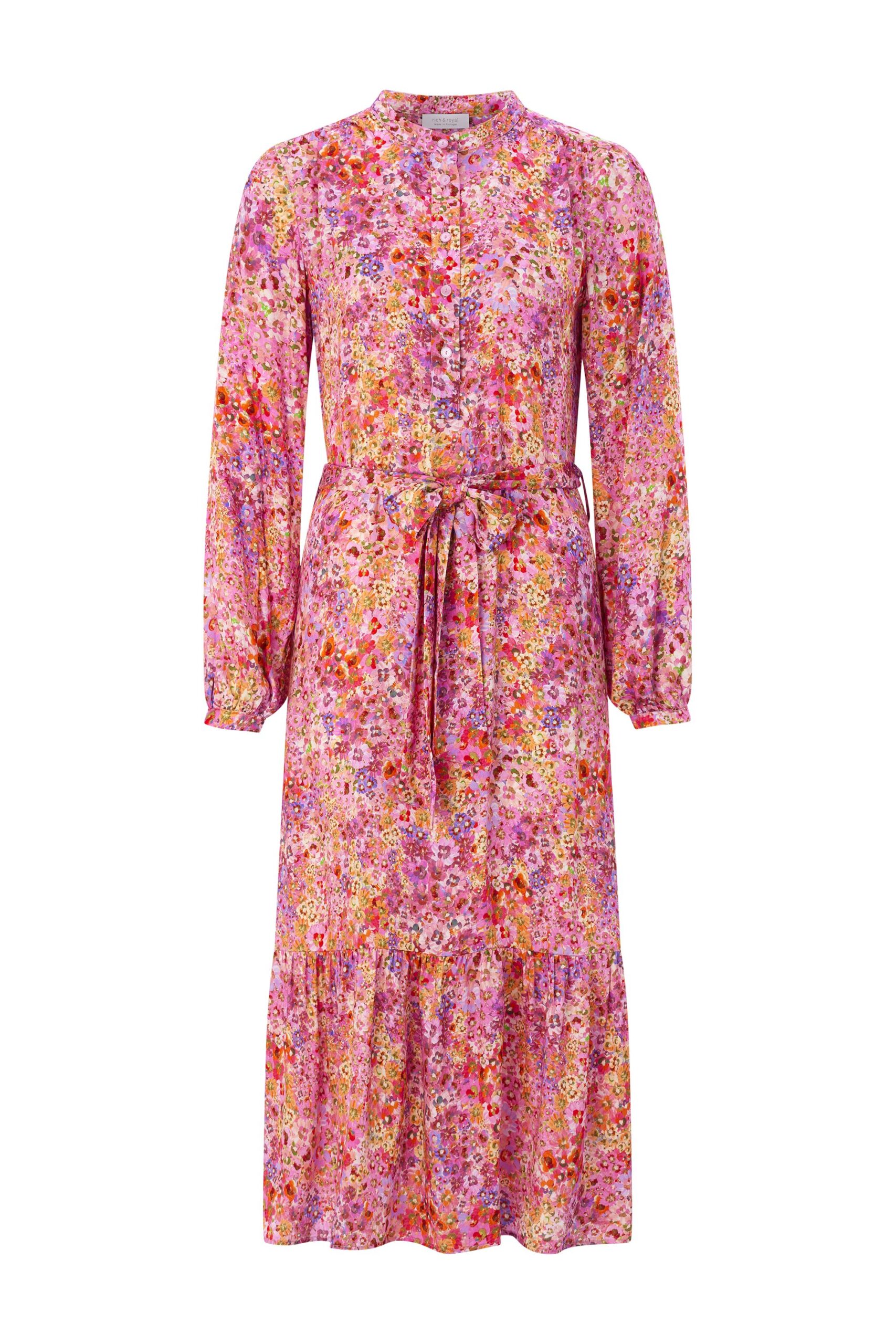 Rich & Royal Printed Midi Dress