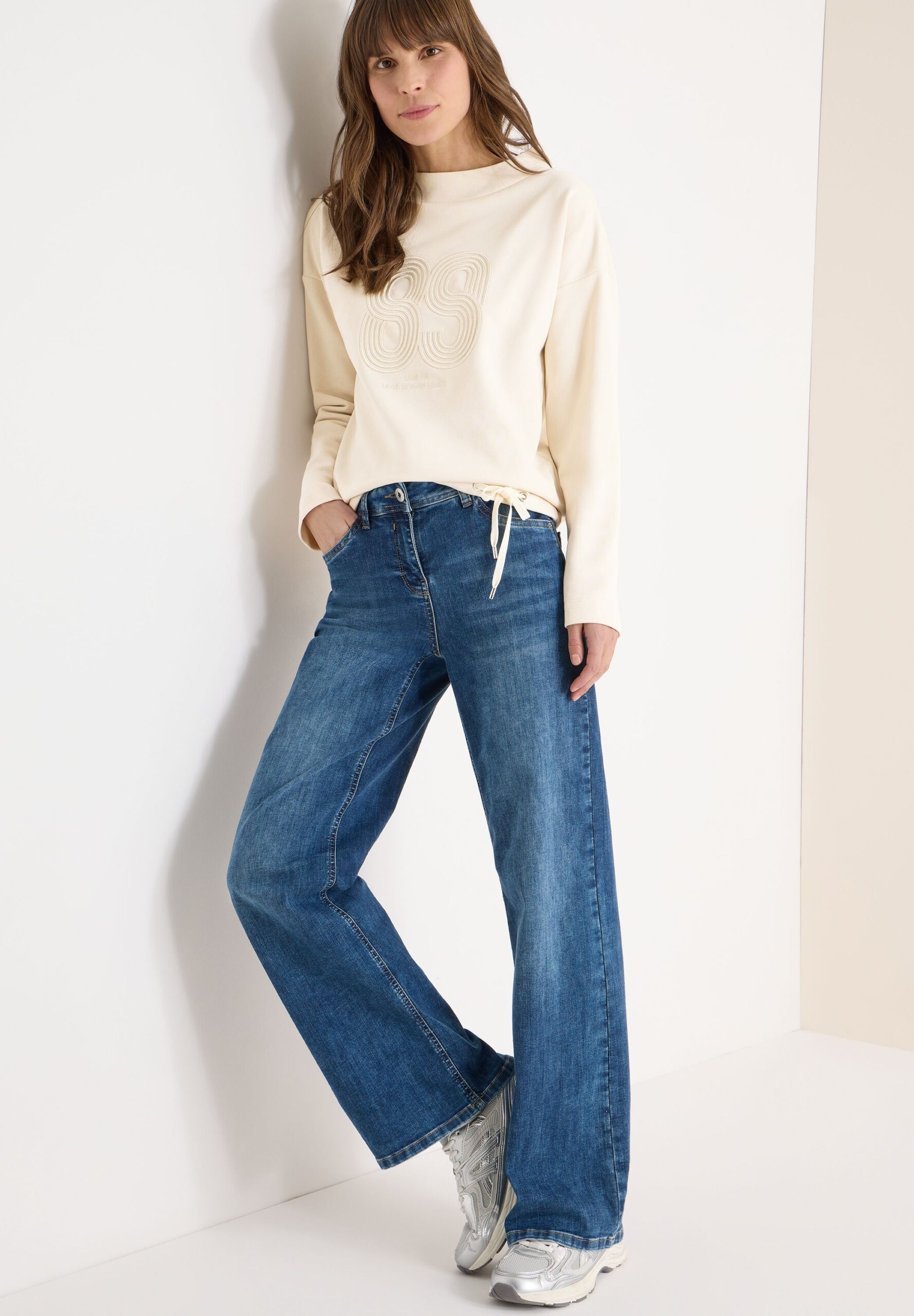 CECIL Embroidery FP Funnel Neck – Bild 3