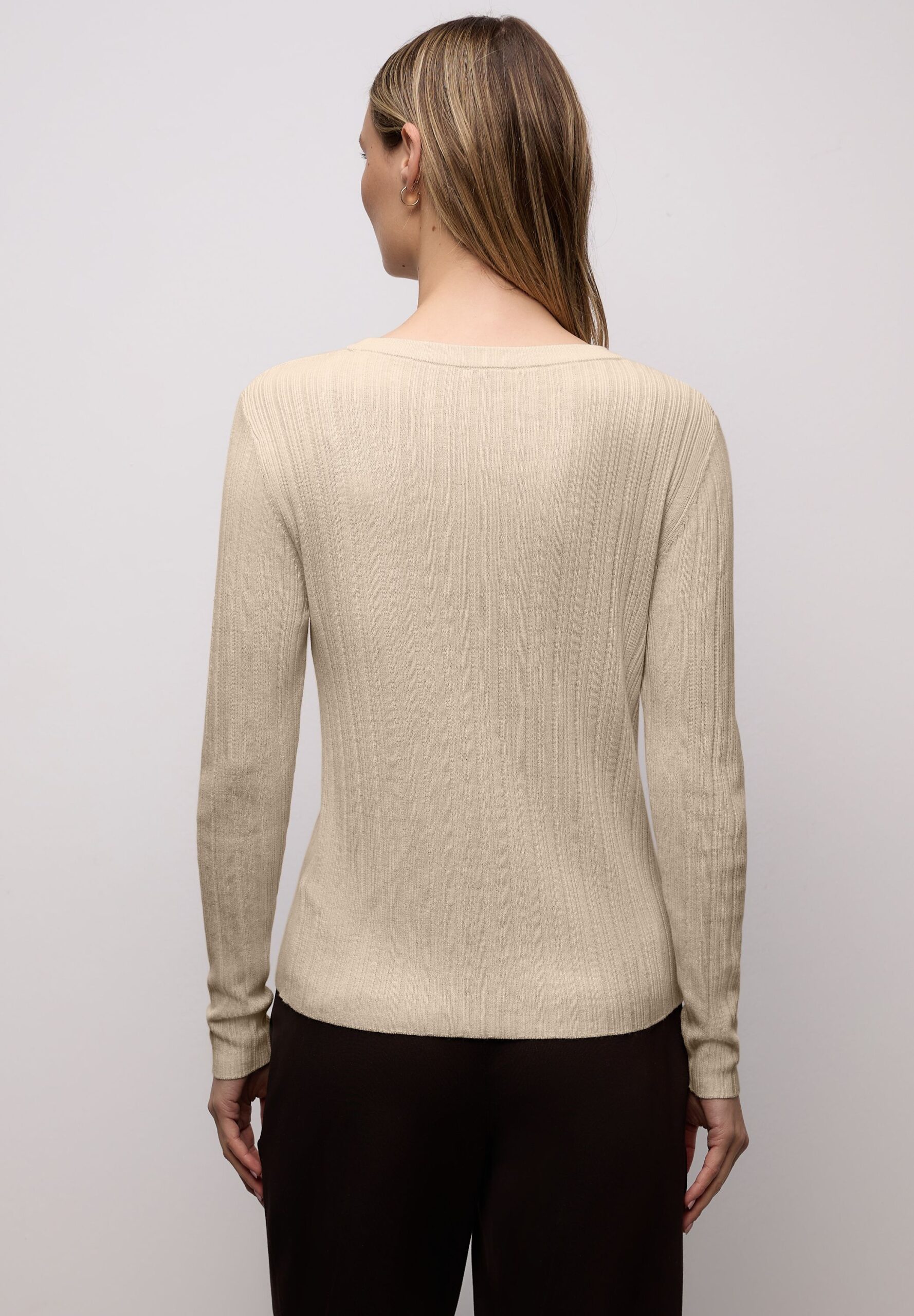 Street One Rundhals Rippstrickpullover – Bild 7