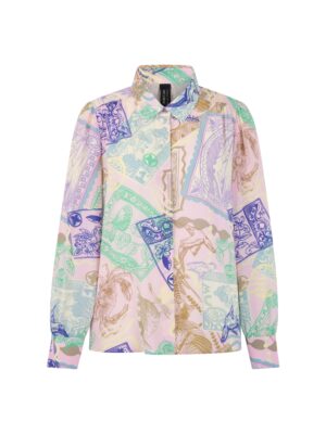 Marc Cain Collections Hemdbluse mit Stamps Print