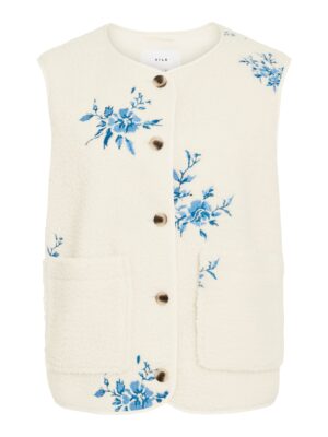 VILA Embroidery Teddy Vest
