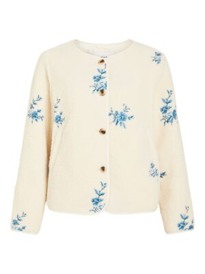 VILA EMBROIDERY TEDDY JACKET OTW