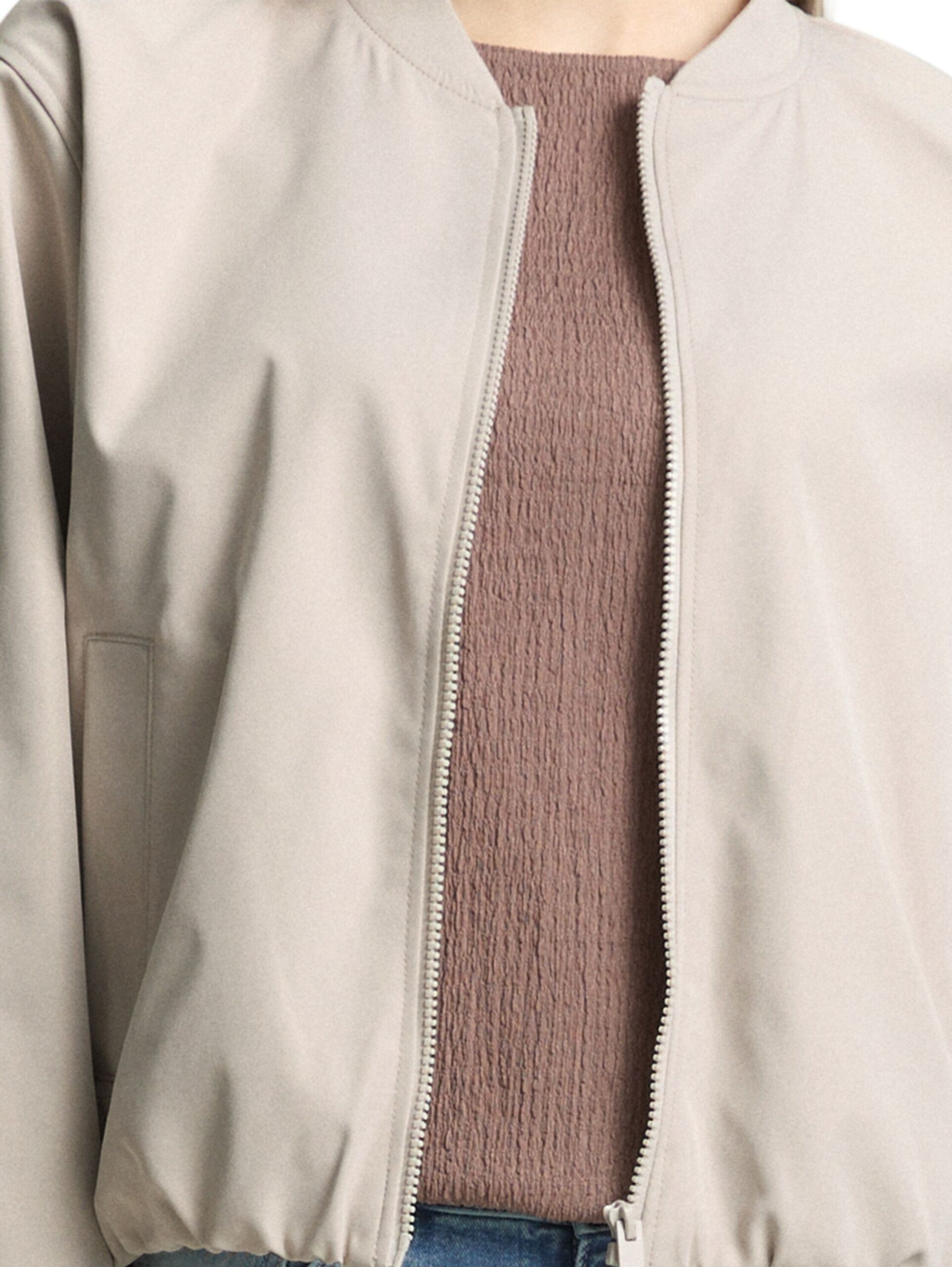 Tom Tailor Denim Bomberjacke aus wasserabweisendem Material – Bild 3