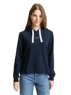 Tom Tailor Denim Hoodie Sweatshirt mit Stickerei