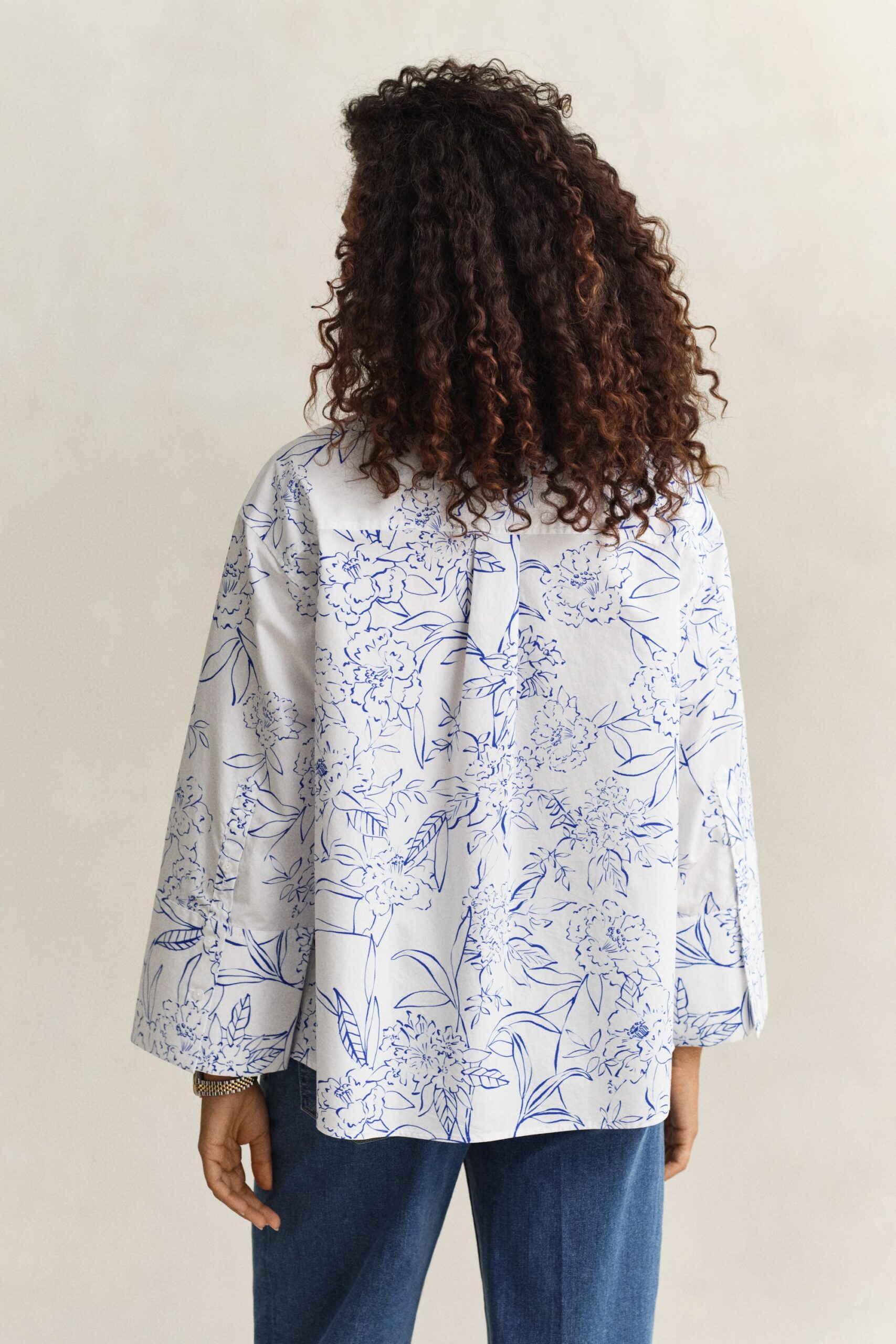 GANT Geblümte Popeline-Bluse – Bild 5