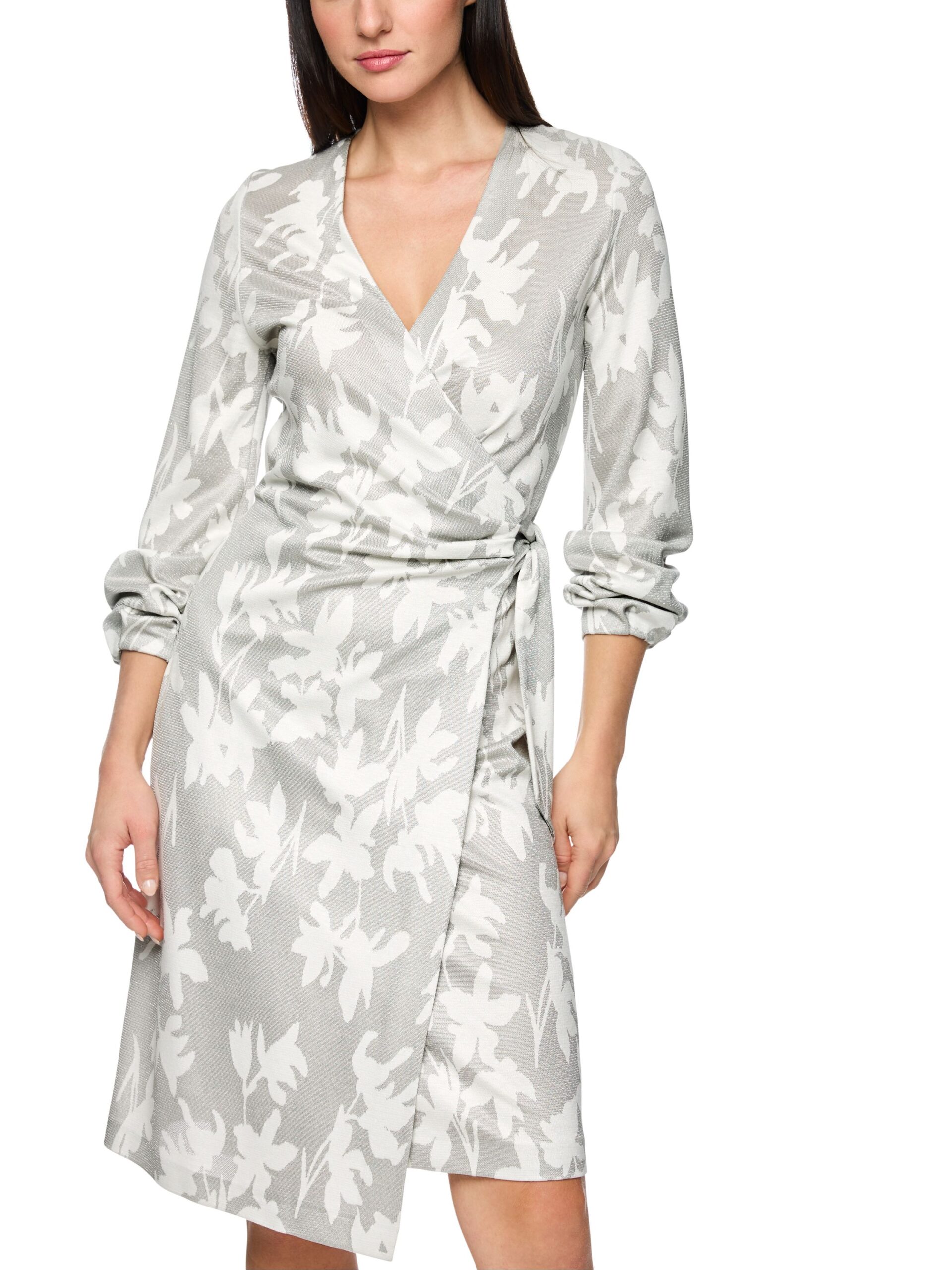 Marc Cain Collections Langärmeliges Wickelkleid – Bild 4