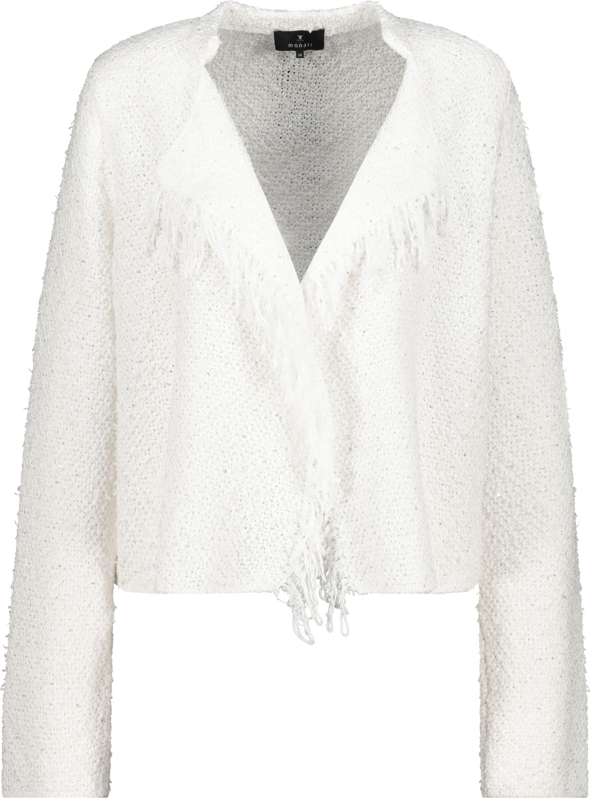 monari Stilvolle Strickjacke mit Webstruktur – Bild 3