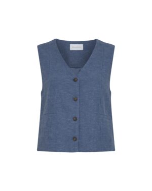 Moss Copenhagen Viana Ginia V Neck Waistcoat