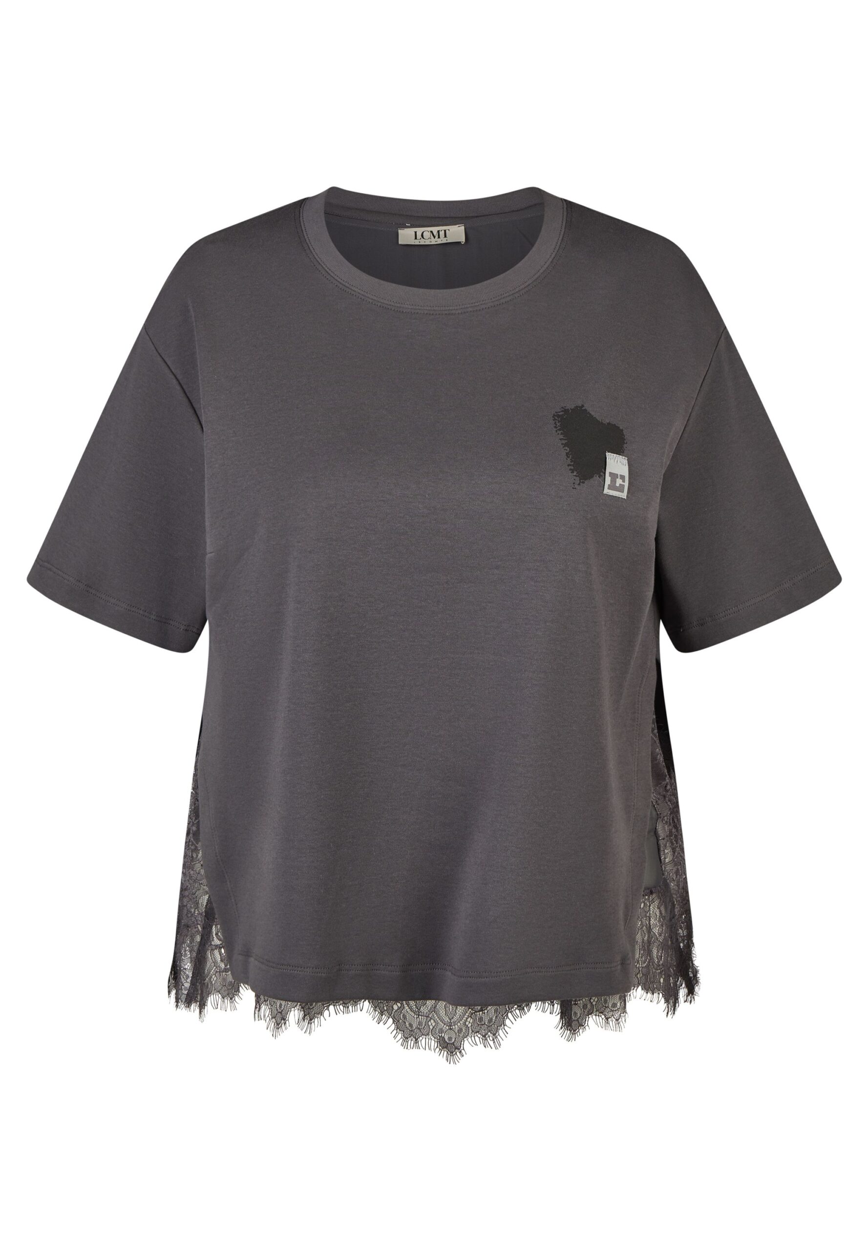 LECOMTE T-Shirt mit Spitze