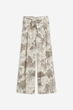 CINQUE Weite Hose mit Allover-Print