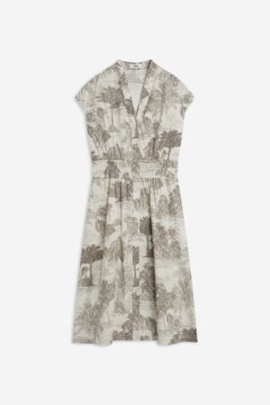 CINQUE Streifenkleid mit elastischem Taillenbund