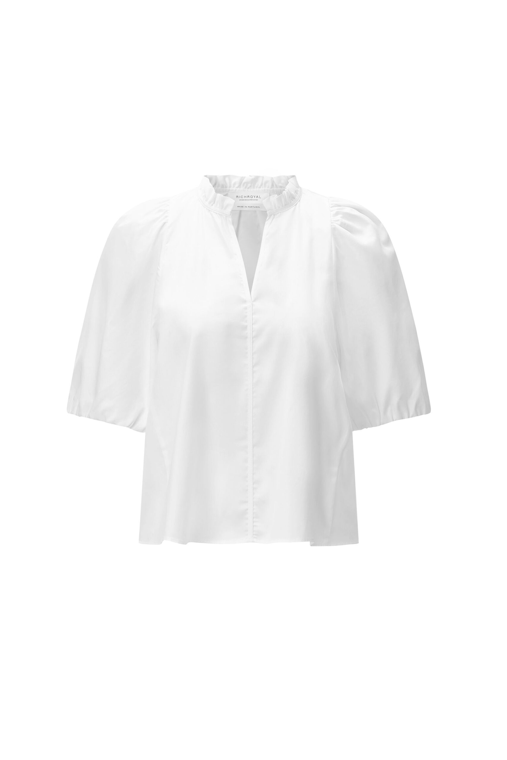 Rich & Royal Cotton Ruffle Blouse