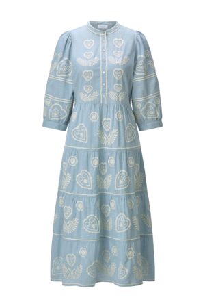 Rich & Royal Musselin Stickkleid