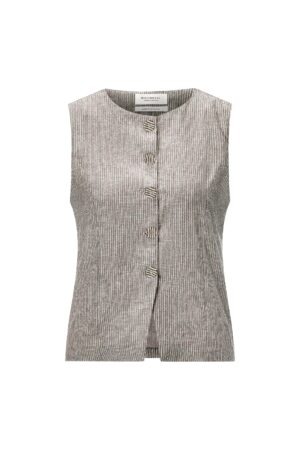 Rich & Royal Jersey Seersucker Weste