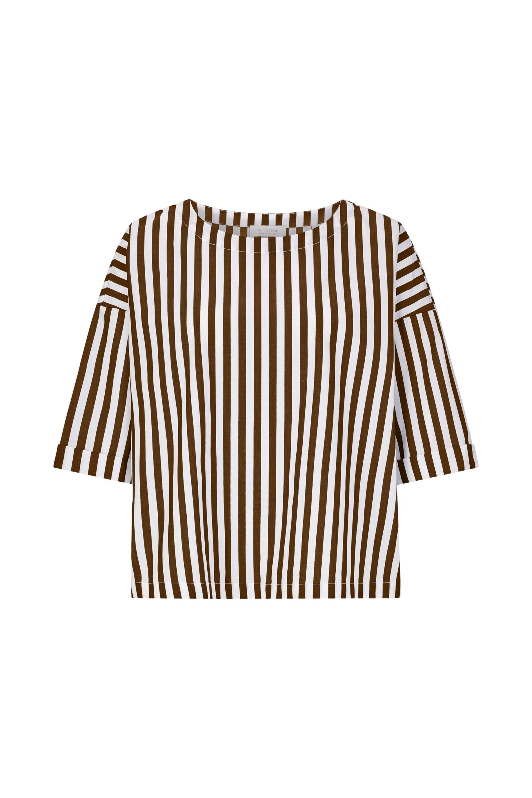 Rich & Royal Cotton Stripe Blouse