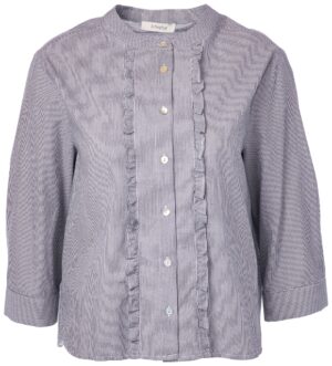 JcSophie Prospera Oversize Rüschenbluse aus Baumwoll-Mix
