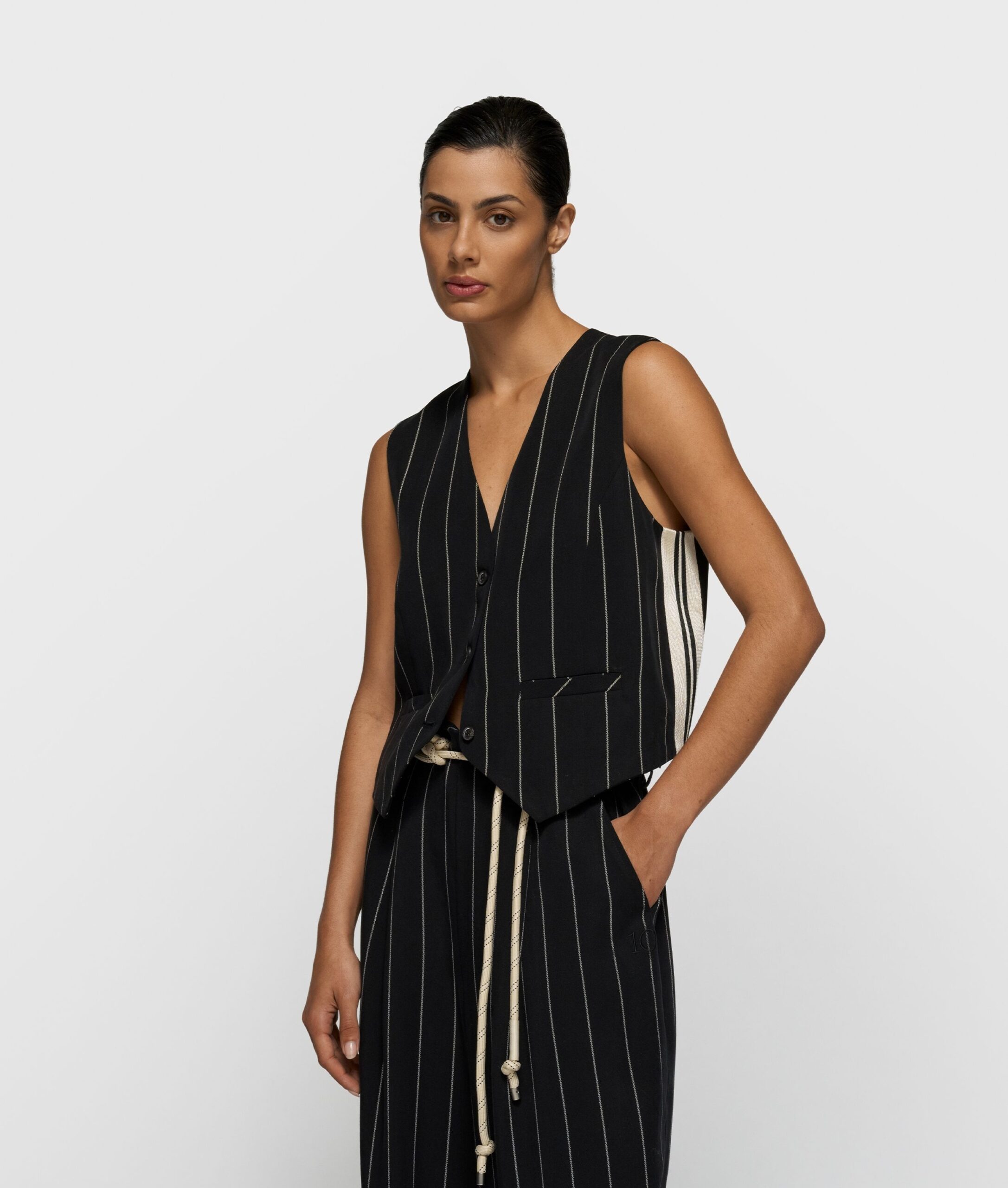10 DAYS Gilet Pinstripe – Bild 3
