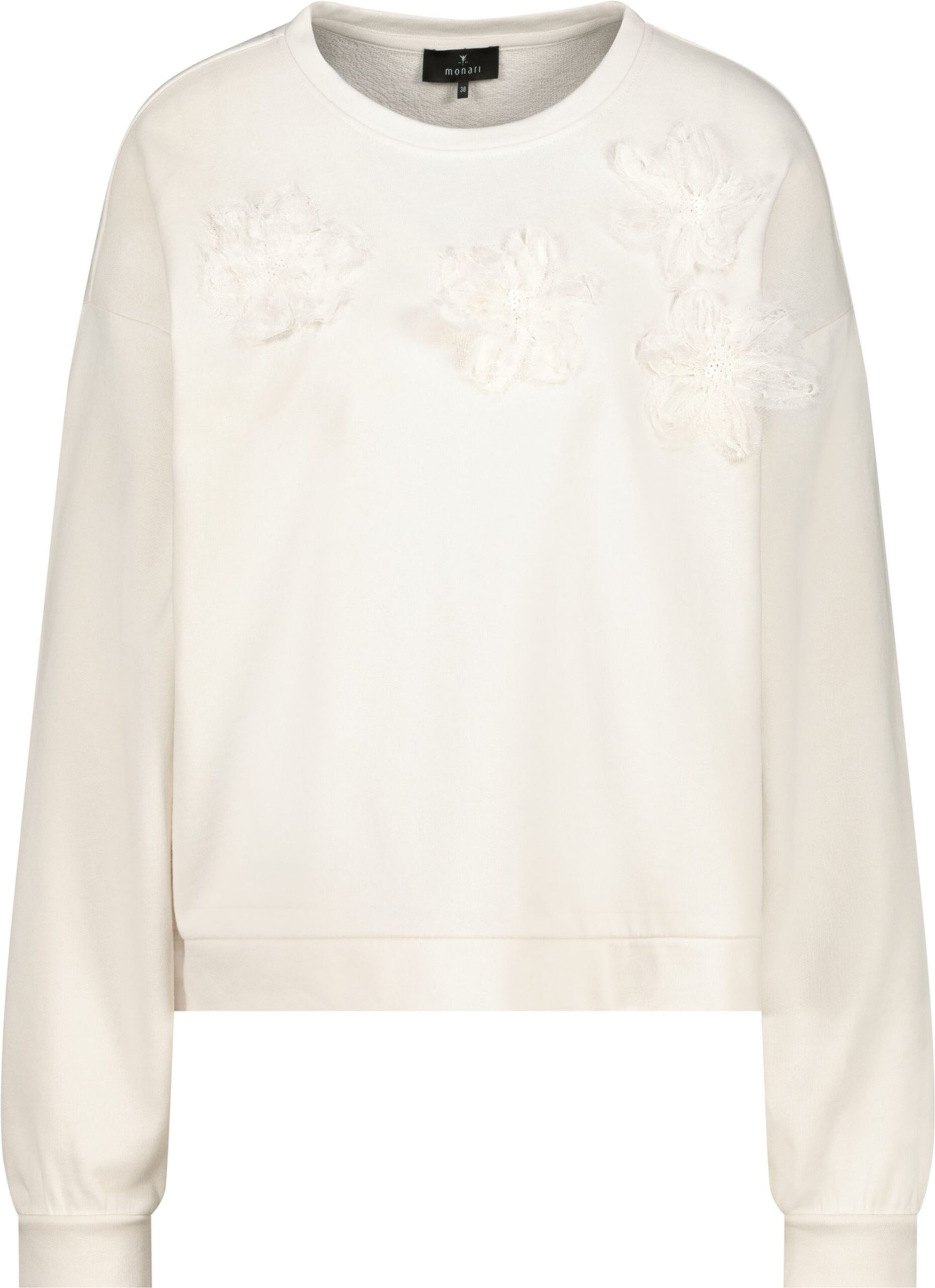 monari Sweatshirt mit 3D-Blumen – Bild 3