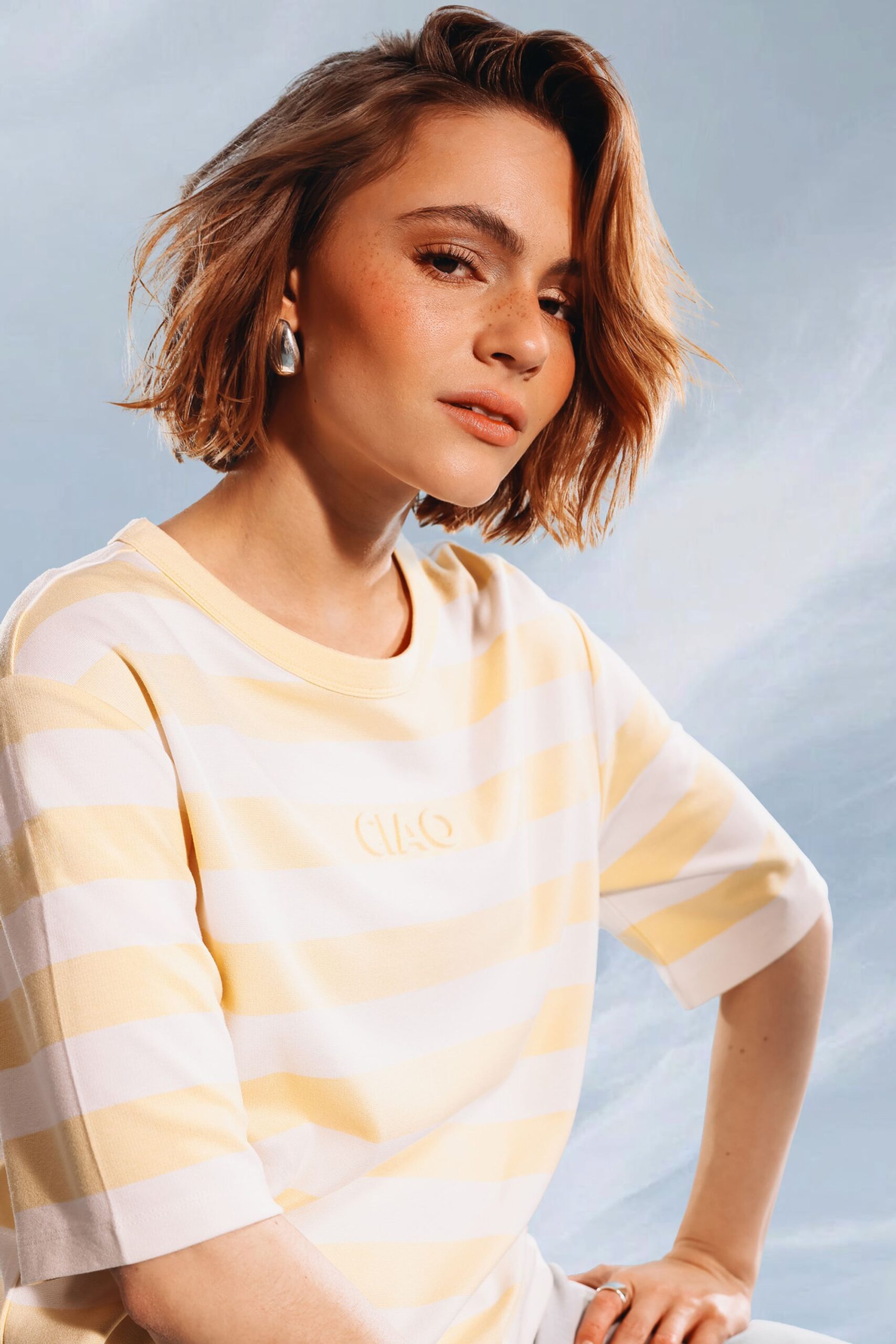 monari Sweatshirt mit modischen Streifen – Bild 7